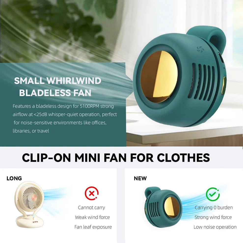 Mini Portable Bladeless Fan